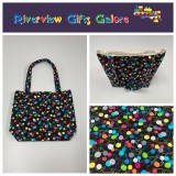 Medium Tote Bag - Little Yarn Balls Medium Tote Bag - Little Yarn Balls